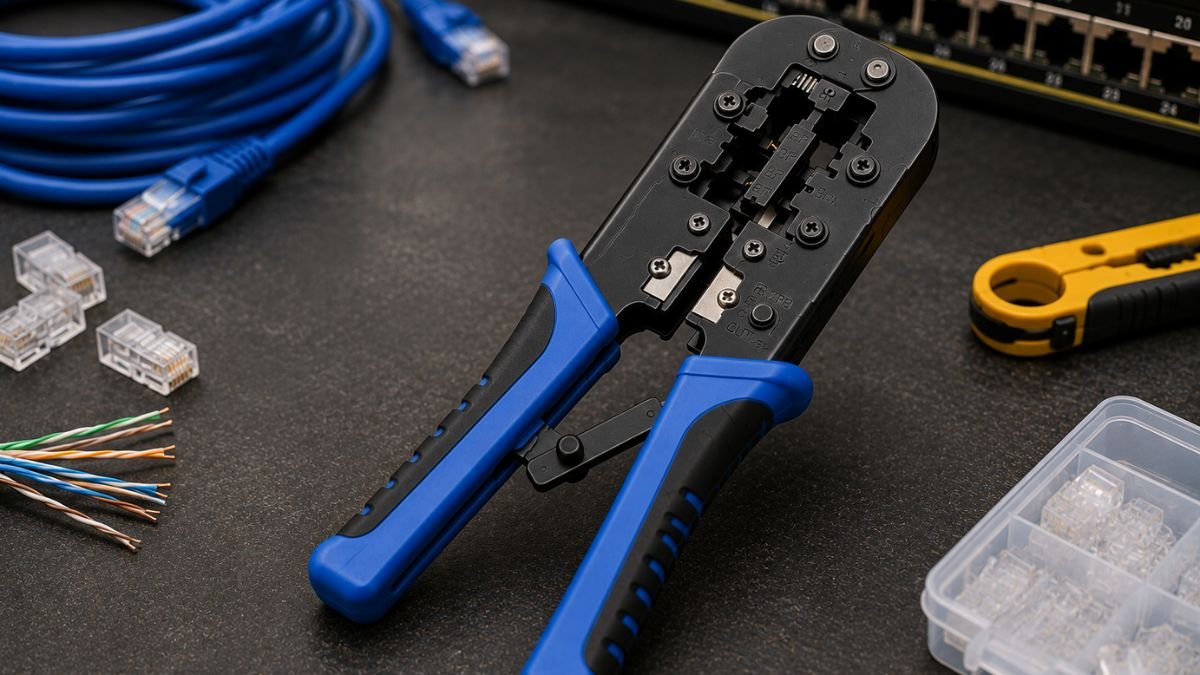 Os Melhores Alicates de Crimpagem RJ45 de 2026: Guia Completo para Escolher o Modelo Ideal 1 alicate RJ45