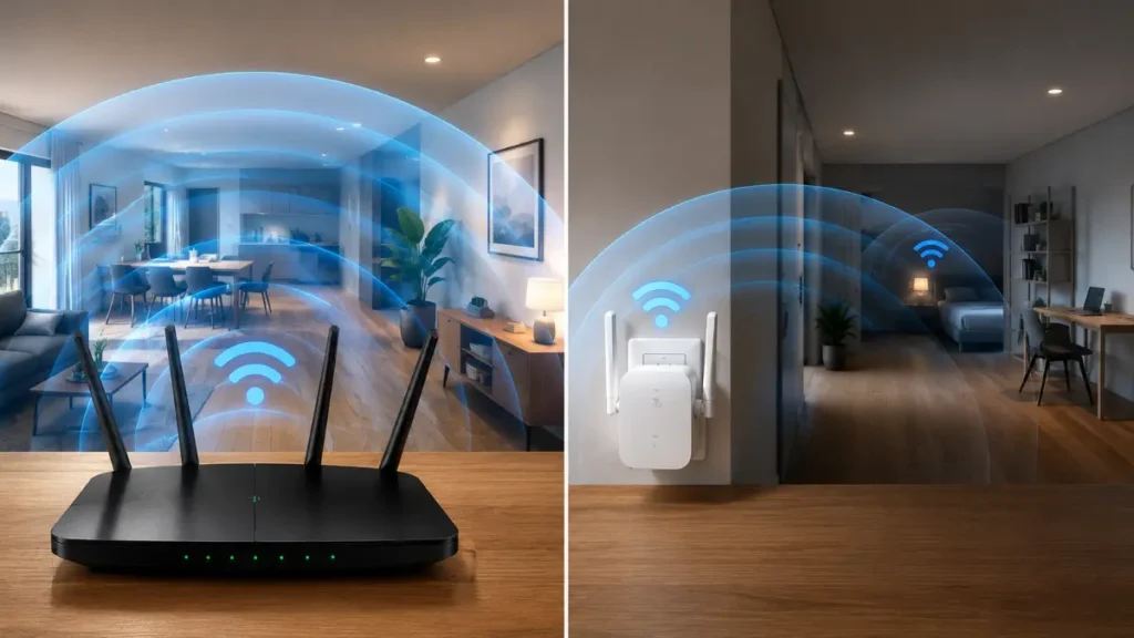 Roteador ou repetidor Wi-Fi: Qual é melhor para sua casa hoje? 2 Qual a diferença entre roteador e repetidor Wi-Fi