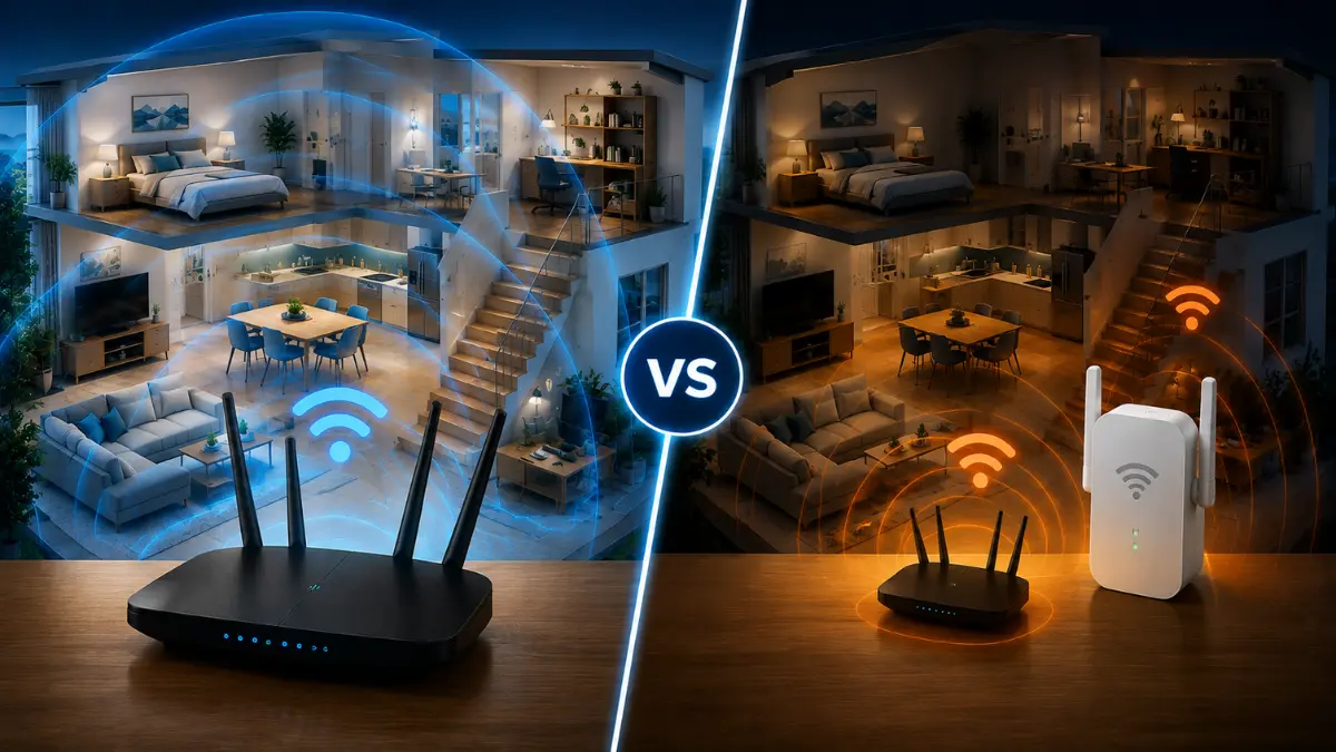 Roteador ou repetidor Wi-Fi: Qual é melhor para sua casa hoje? 1 Roteador ou repetidor Wi-Fi: Qual é melhor